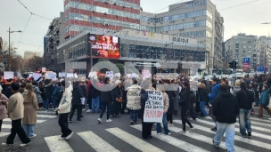 Blokada kod Doma omladine